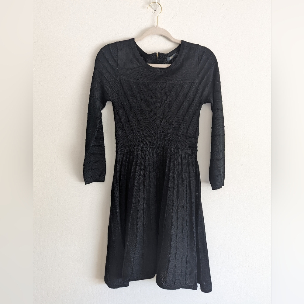 Three Quarter Sleeve Sweater Dress